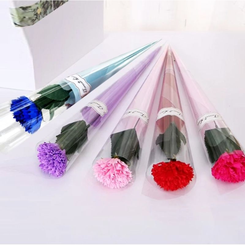 GENERICO - Ramo De Flores Artificial Clavel 33CM 12 Unidades