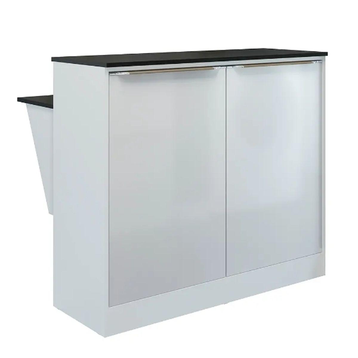 BE DESIGN - DESAYUNADOR DOS PUERTAS BLANCO SMART CUBIERTA NEGRA - L54840001
