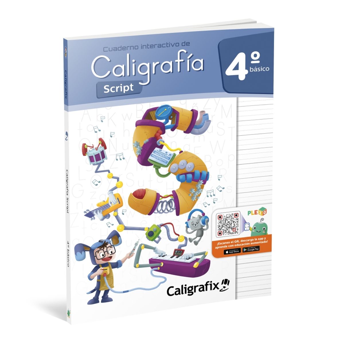 CALIGRAFIX - Caligrafix Cuaderno Caligrafia Script 4° Basico
