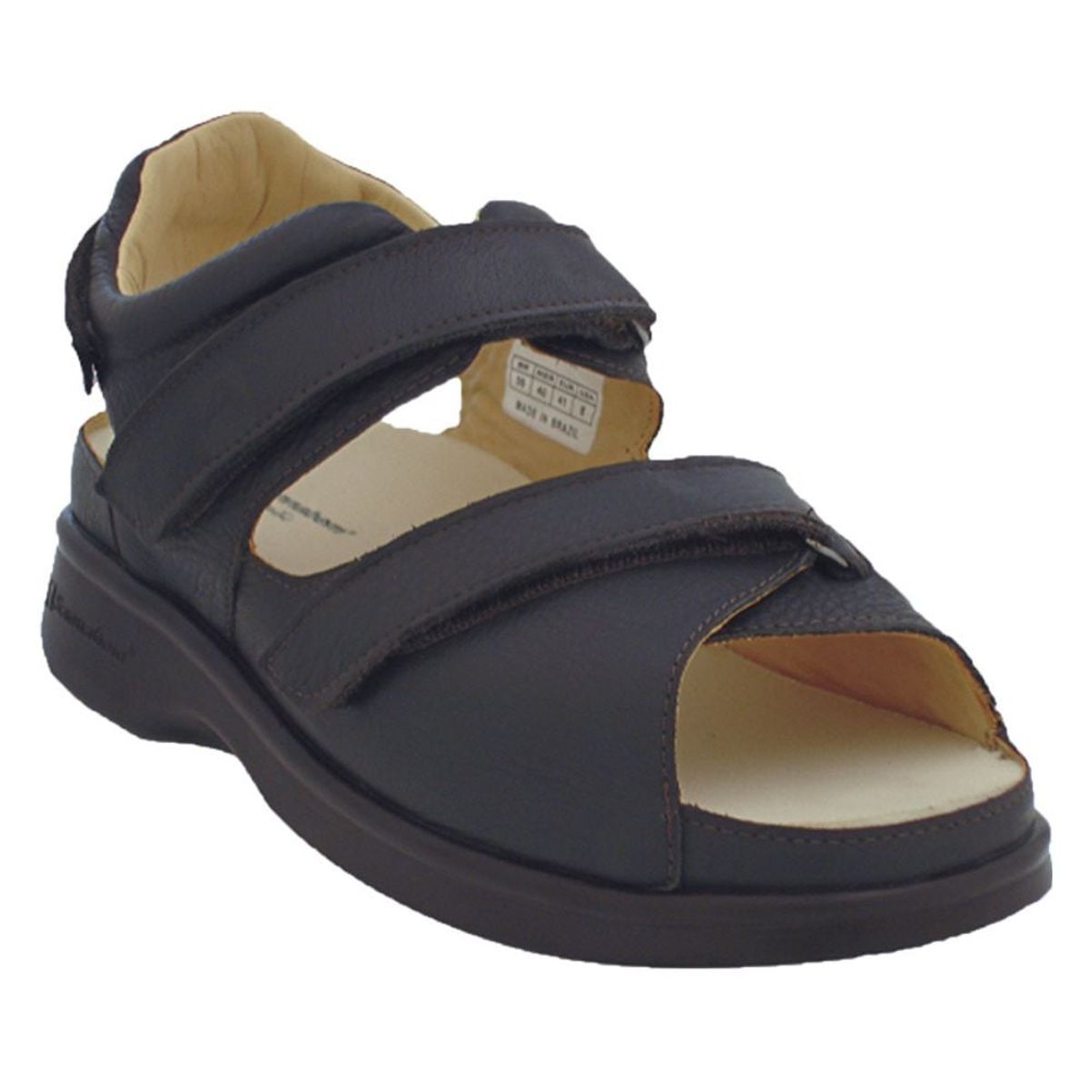 SANNABEM - Sandalia para diabetico-Color negra-Talla 35-Sannabem