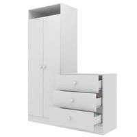 Armario Con Cómoda Pimpolho Blanco