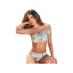 CAROL - TRAJE DE BAÑO DOS PIEZAS ESTAMPADO TOLU C7096