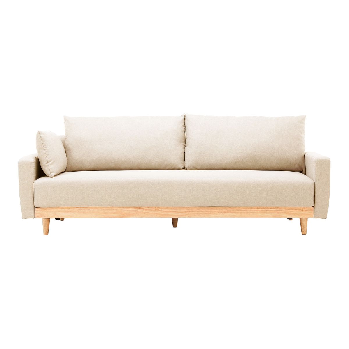 EL BARCO - SOFÁ FUTÓN TRES CUERPOS FLORIDA MARFIL