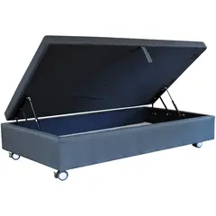 BLOCCARE - Base De Cama Baul Full Largo 200 cm con rueda Logo