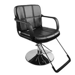 TODODESCUENTO - Silla Barberia, Salon Peluqueria Profesional Slim Negra