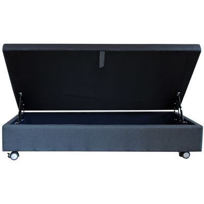 Imagen 2 del producto Base De Cama Baul 1.5 Plaza Largo 190 cm con rueda Logo