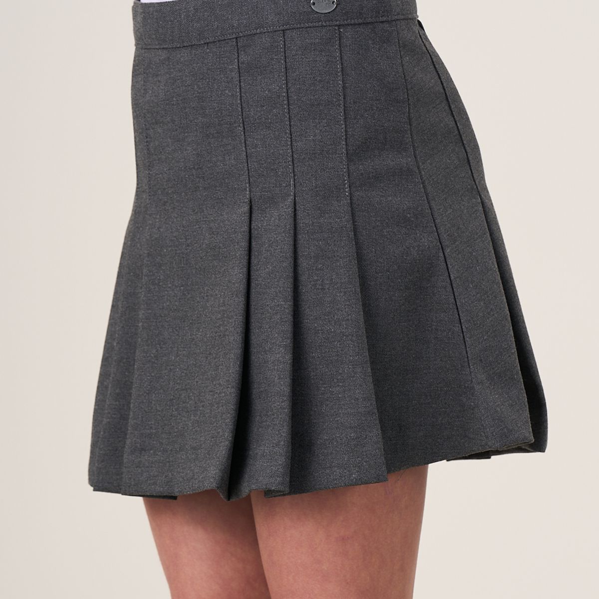 POLEMIC - FALDA ESCOLAR GRIS TALLA 6 a 10 - POLEMIC
