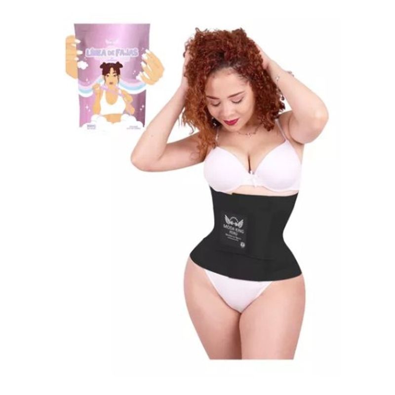 GENERICO - Faja Reductora Cinturilla Reloj De Arena Original Negro SG104655