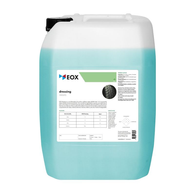 GENERICO - Acondicionador Dressing de Gomas y Plásticos EOX 22 Litros