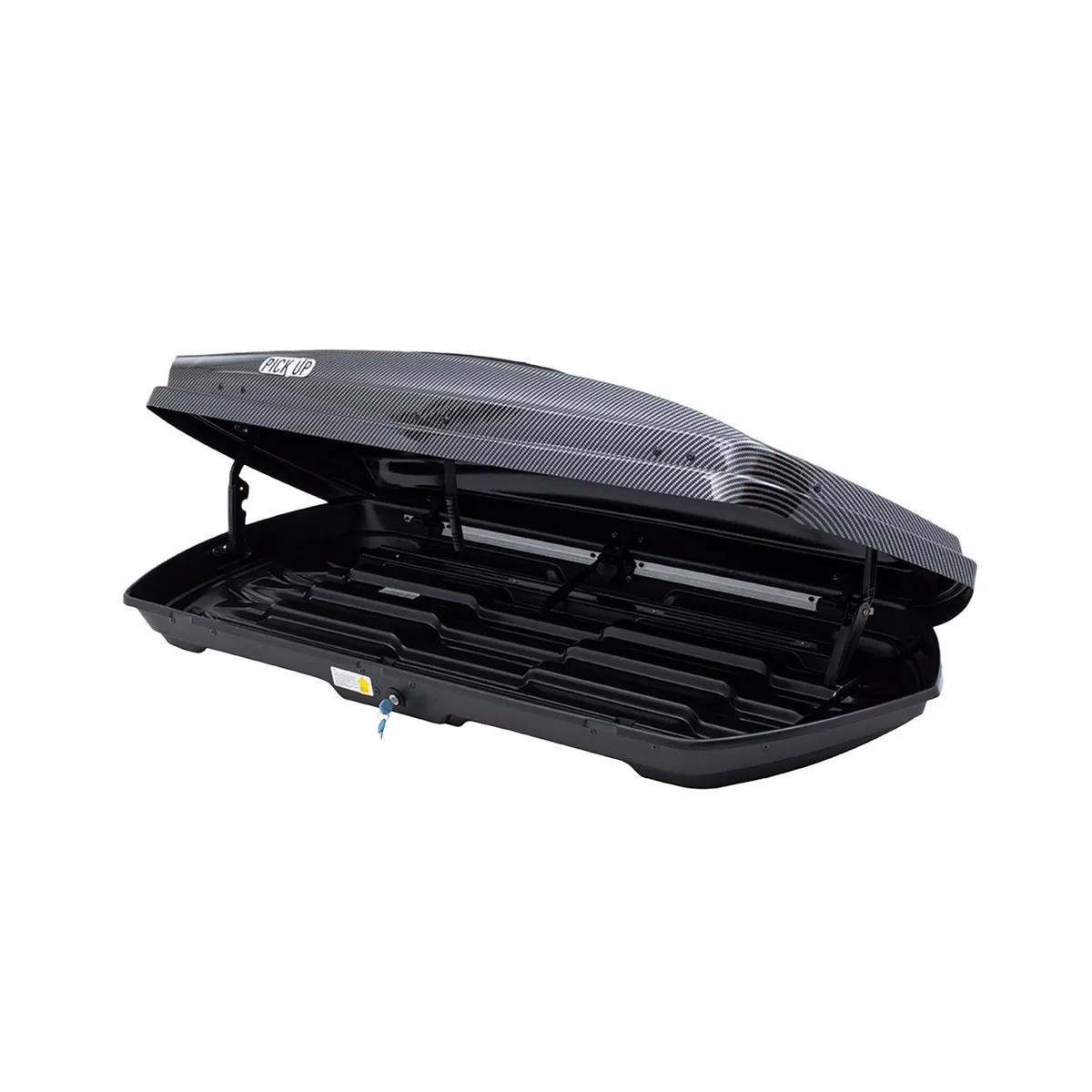 PICK UP - PORTAEQUIPAJE CARBON 500L ANCLAJE RAPIDO