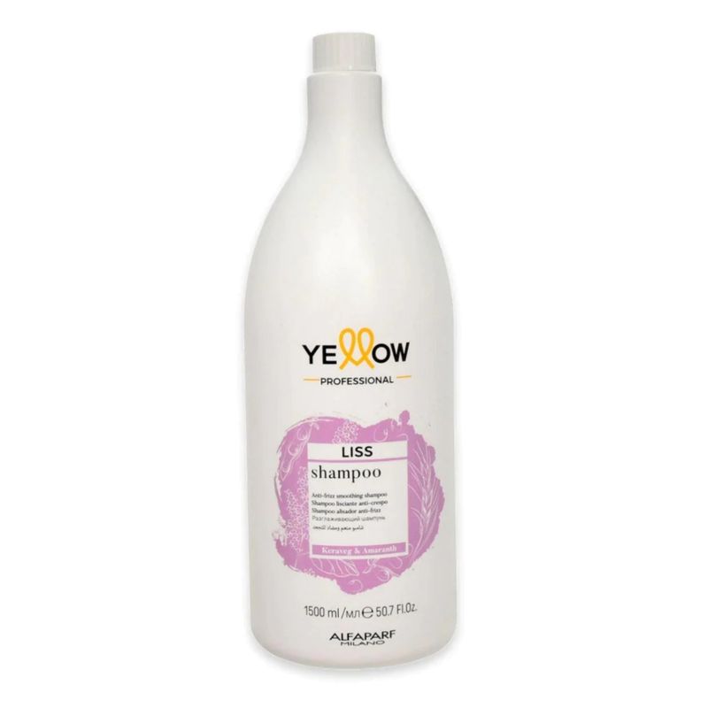 ALFAPARF MILANO - SHAMPOO ALISADOR ANTI FRIZZ YELLOW LISS ALFAPARF 1.500 ml.