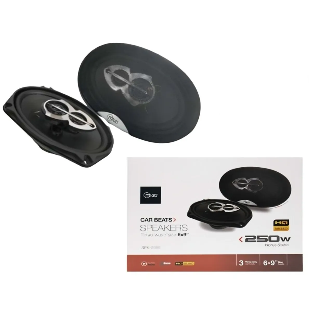 MICROLAB - PARLANTE 6X9  3 VIAS COAXIAL MICROLAB