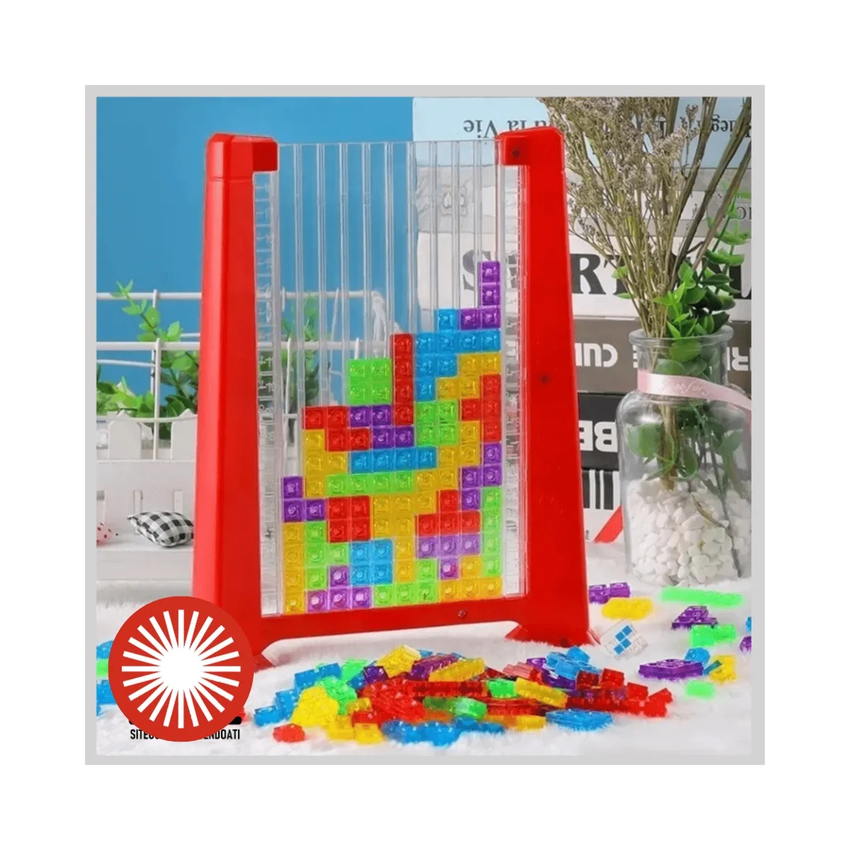 GENERICO - Juguete con motivo de Tetris enfocado a construcción y rompecabezas
