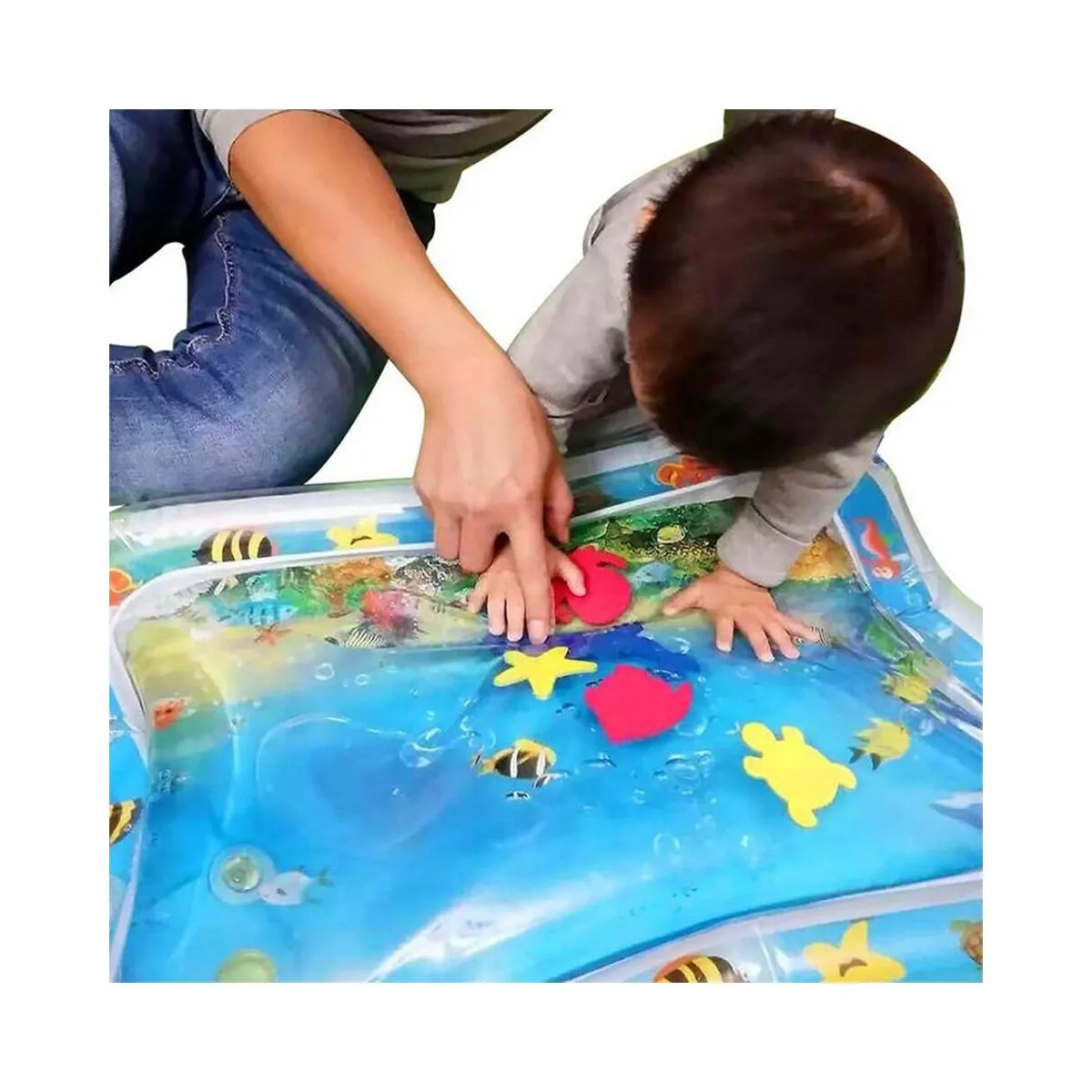 GENERICO - Alfombra de agua sensorial de Juego Inflable