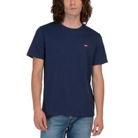 Polera Hombre Regular Fit Mini Logo Azul