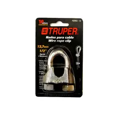 TRUPER - ABRAZADERA P/PIOLA  3/16 C/U