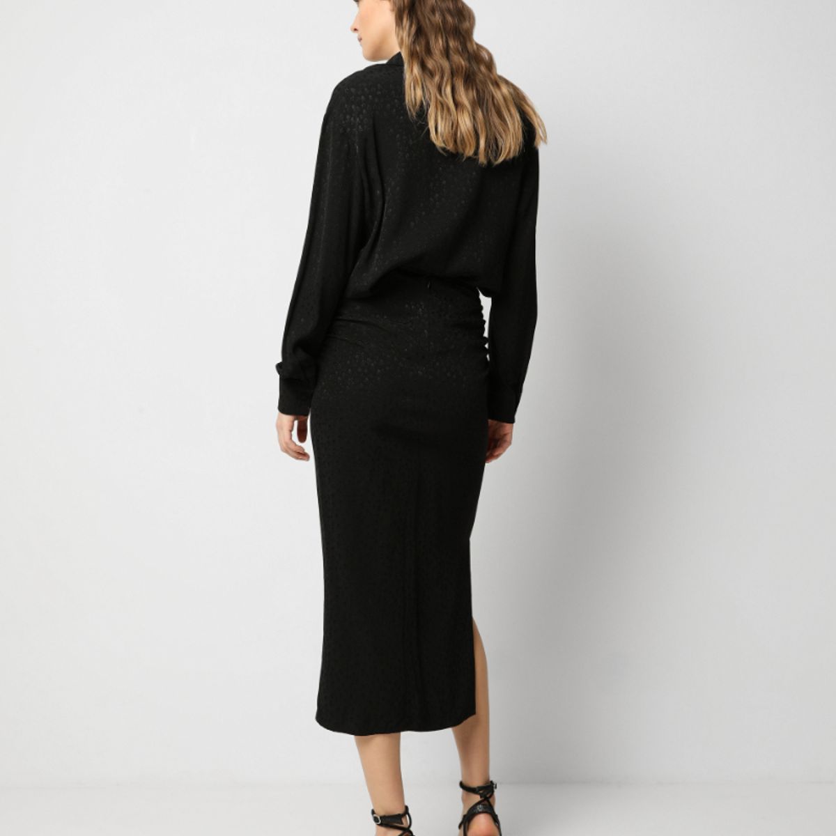 SCALPERS - FALDA MIDI SKULL STAR