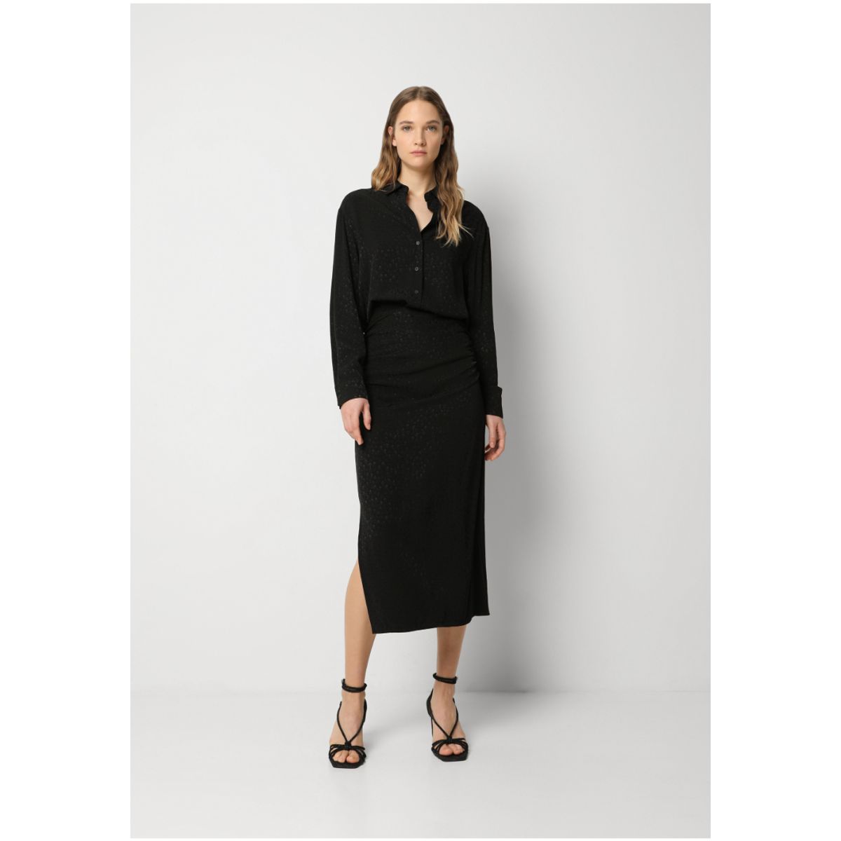 SCALPERS - FALDA MIDI SKULL STAR