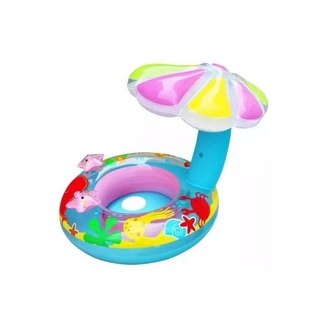 CARIBEE - Flotador Sombrilla Playa Piscina Bebé Verano