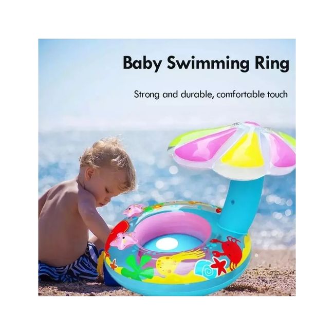 CARIBEE - Flotador Sombrilla Playa Piscina Bebé Verano