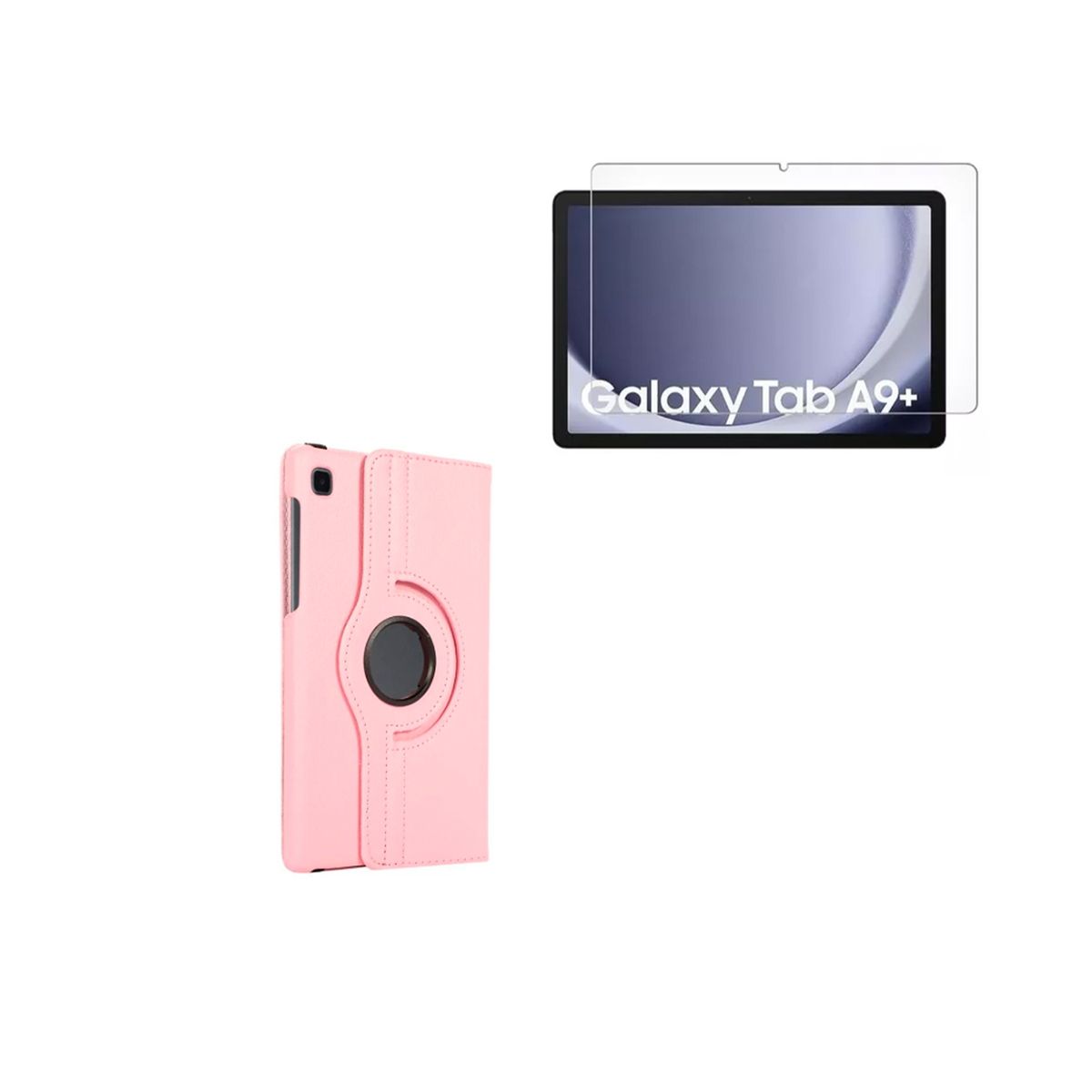 JOIGO - Carcasa Lamina Vidrio Para Samsung A9+ Plus X210/215 Rosado