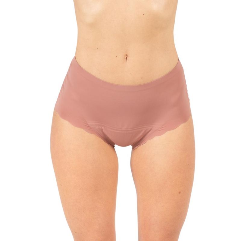 CULOTTE - Calzón Menstrual Culotte Bruna Brick Tiro Alto Flujo Medio