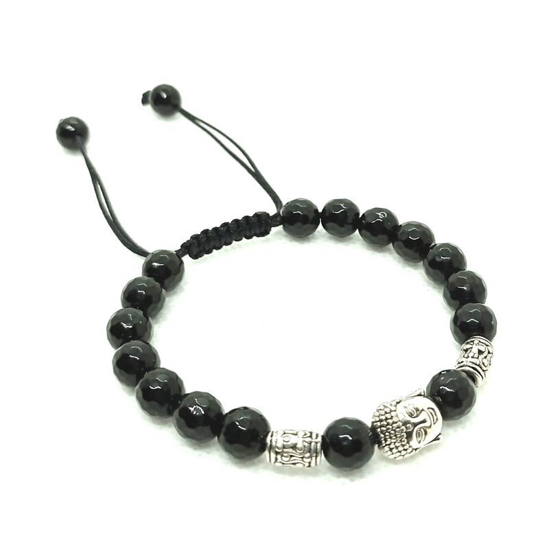 GENERICO - Pulsera Ónix con Dije de Buda