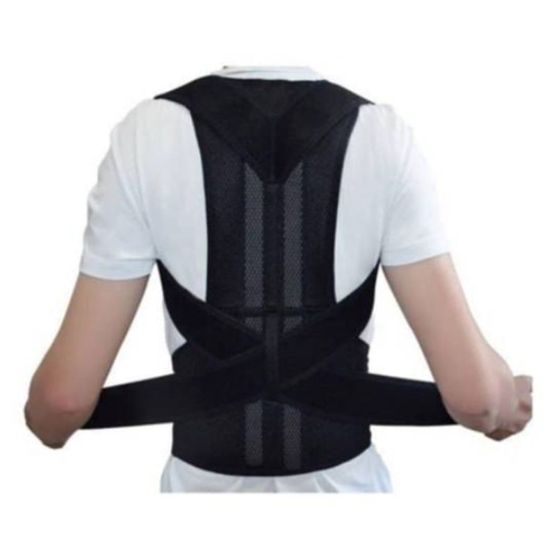 GENERICO - Corrector de Postura Soporte Lumbar - Magnetoterapia - Tallas XL