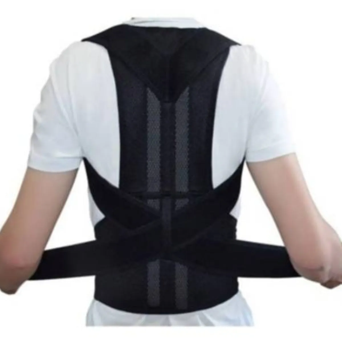 GENERICO - Corrector de Postura Soporte Lumbar - Magnetoterapia - Tallas XXL