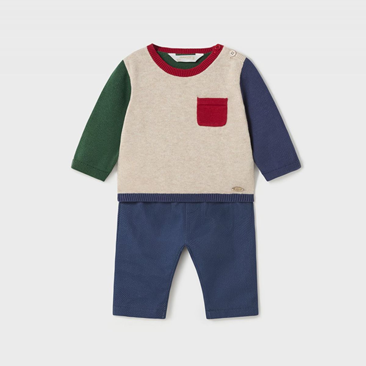 MAYORAL - Conjunto 2 piezas Better Cotton recién nacido