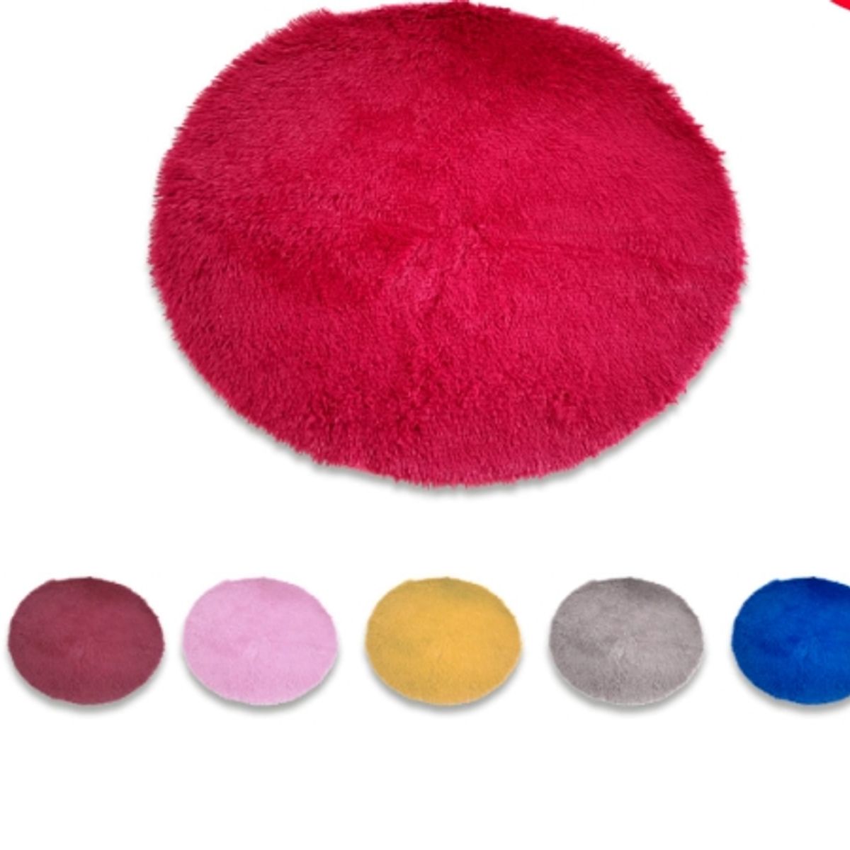 GENERICO - Alfombra Plush Felpa Color Liso 100X100CM