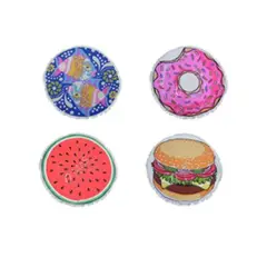 GENERICO - Toallas De Playa Infantil Redonda 130CM 6 Unidades