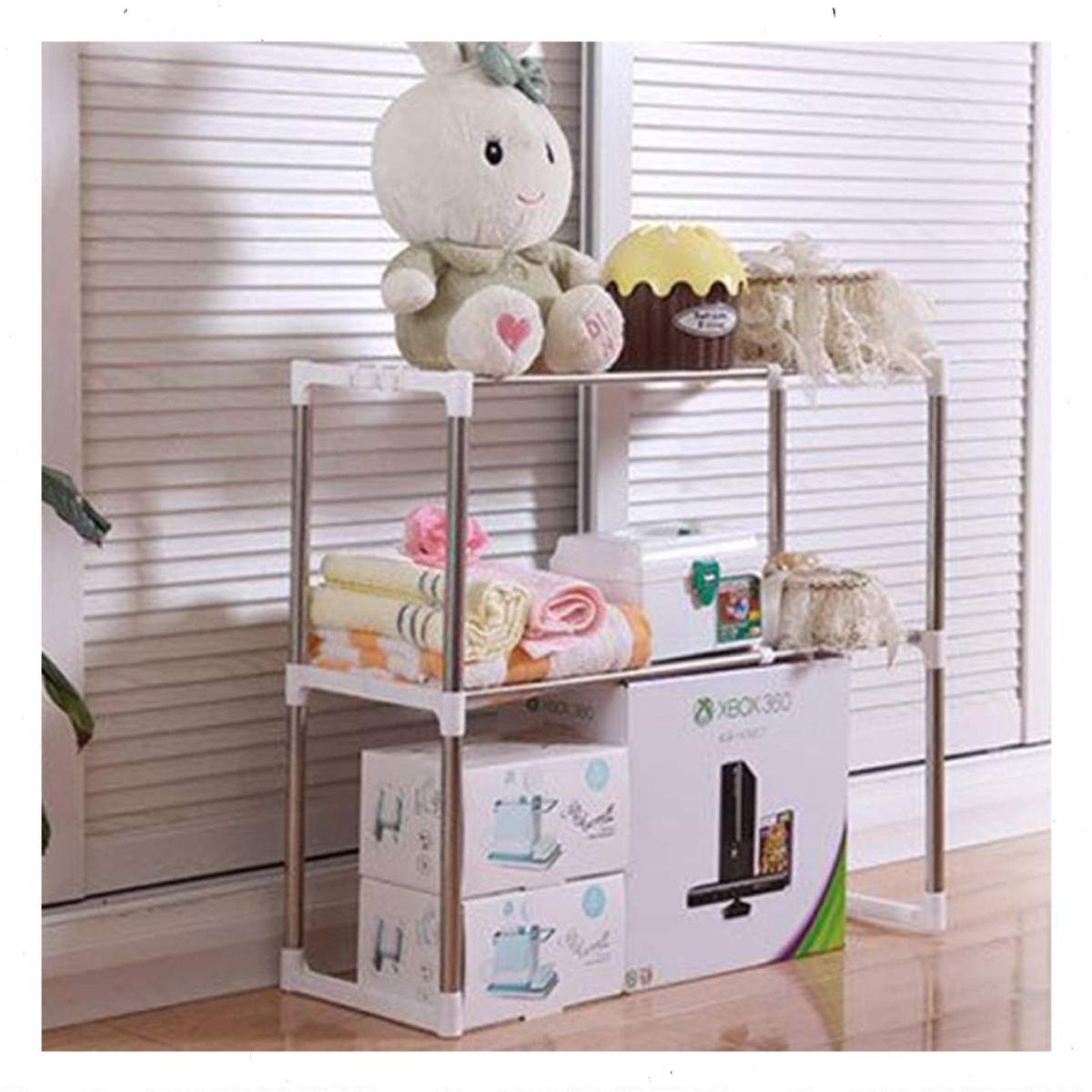 GENERICO - Organizador De Microondas Estante De Cocina Horno Baño