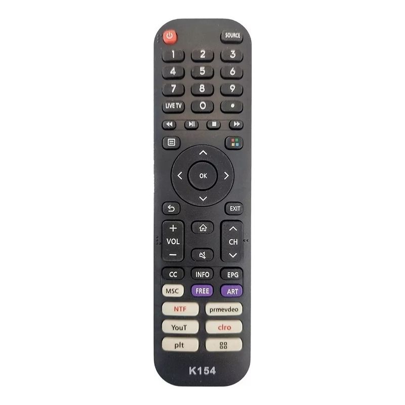 GENERICO - Control Remoto Para Master G Smart Tv Mgv32 Mgv40 Hisense