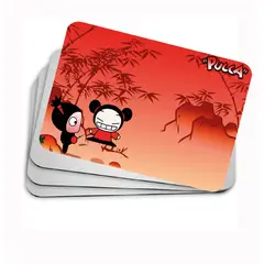GENERICO - Mouse Pad estampado Pucca y Garu Vintage anime 21 x 17 cm