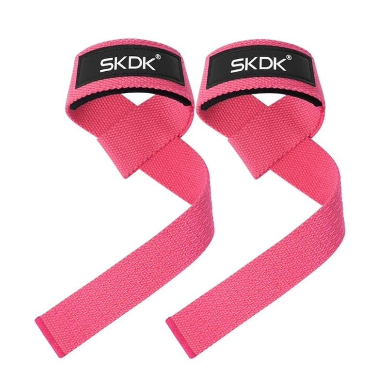 GENERICO - MUÑEQUERAS STRAPS CORREA LEVANTAMIENTOS PESAS FUCSIA