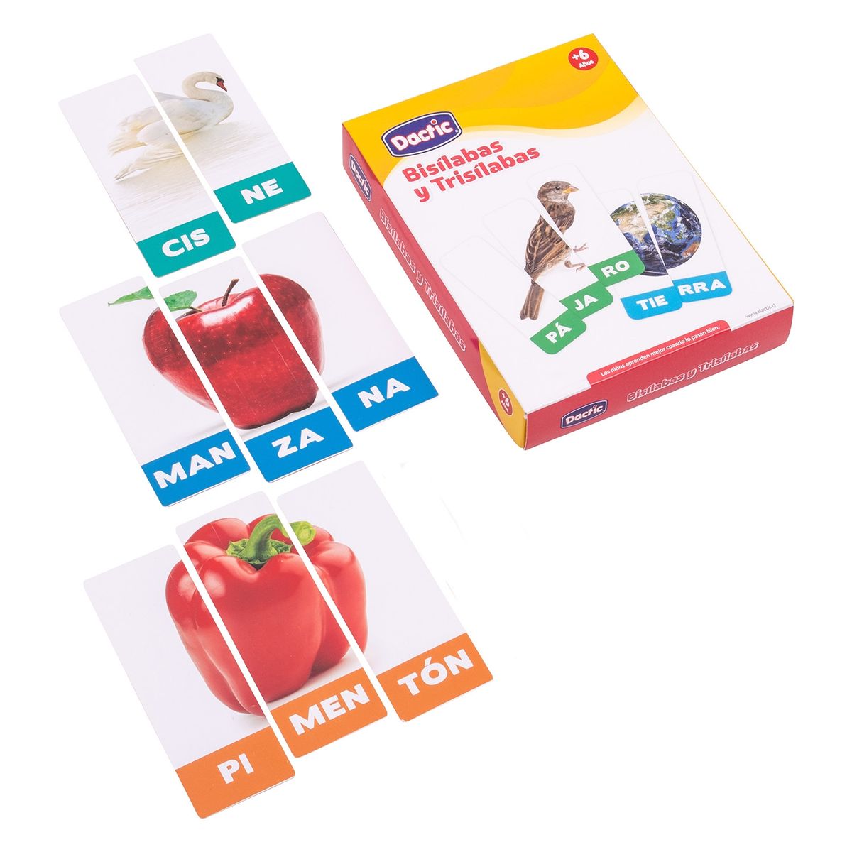DACTIC - LÁMINAS DE BISÍLABAS Y TRISÍLABAS