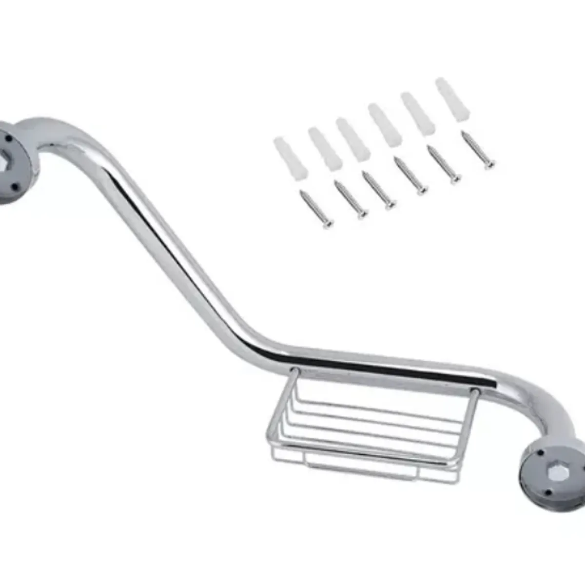 ESHOPANGIE - Agarradera 135° Barra Curva Derecha O Izquierda Con Jabonera