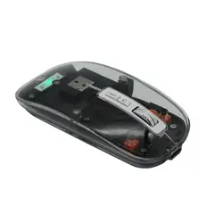 FUJITEL - MOUSE INALAMBRICO CRYSTAL 24G BT NEGRO I160CRYWM74BLK