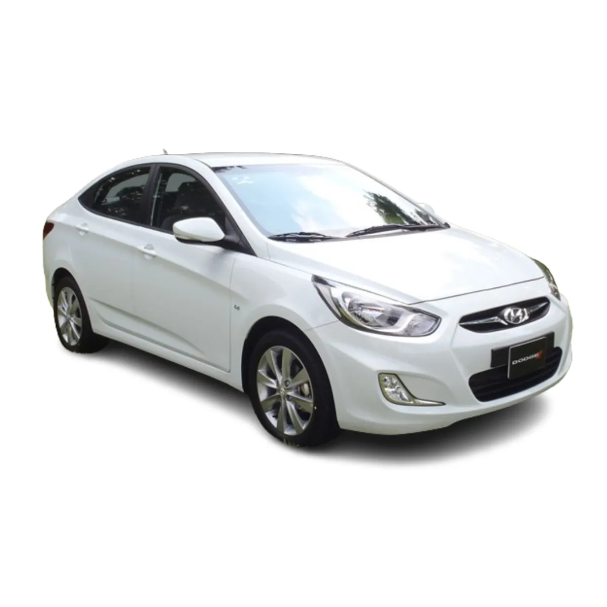 GENERICO - Aletas Bota Aguas De Lluvia Cubre Sol New Accent 2008-2012