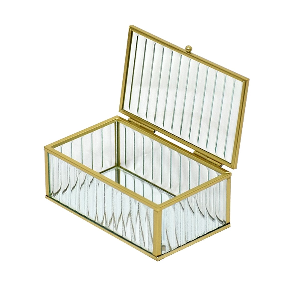 MSA MUEBLES SANTA ANA - Joyero Cristal Clear S (15 x 9 x 6)