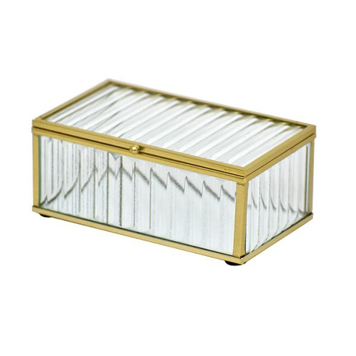 MSA MUEBLES SANTA ANA - Joyero Cristal Clear S (15 x 9 x 6)