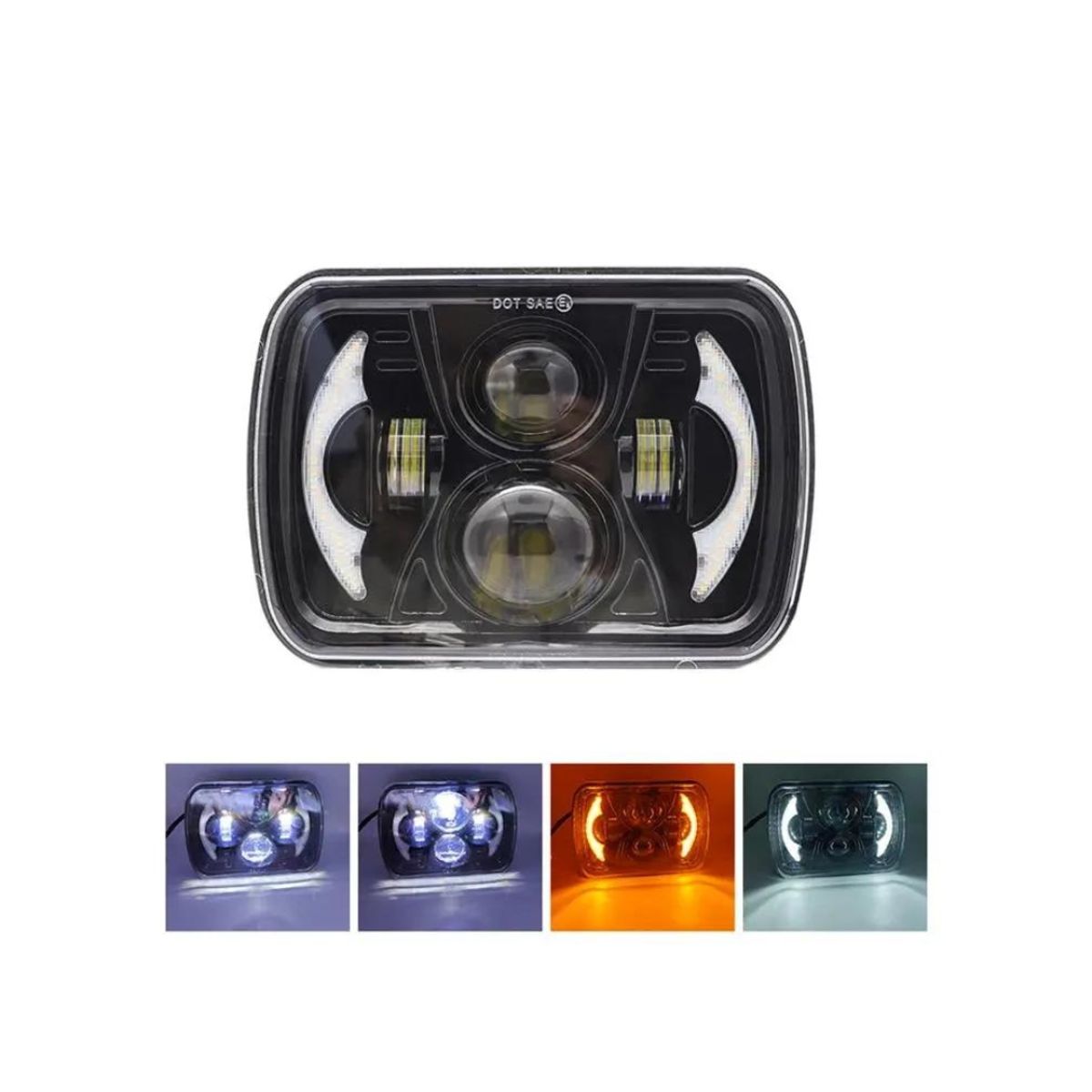 GENERICO - Foco Faro Luz Neblinero Led 7 Pulgadas (par)