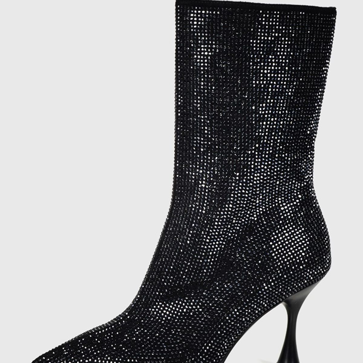 EDA MANZINI - Botín Divani Negro brillante EDA MANZINI