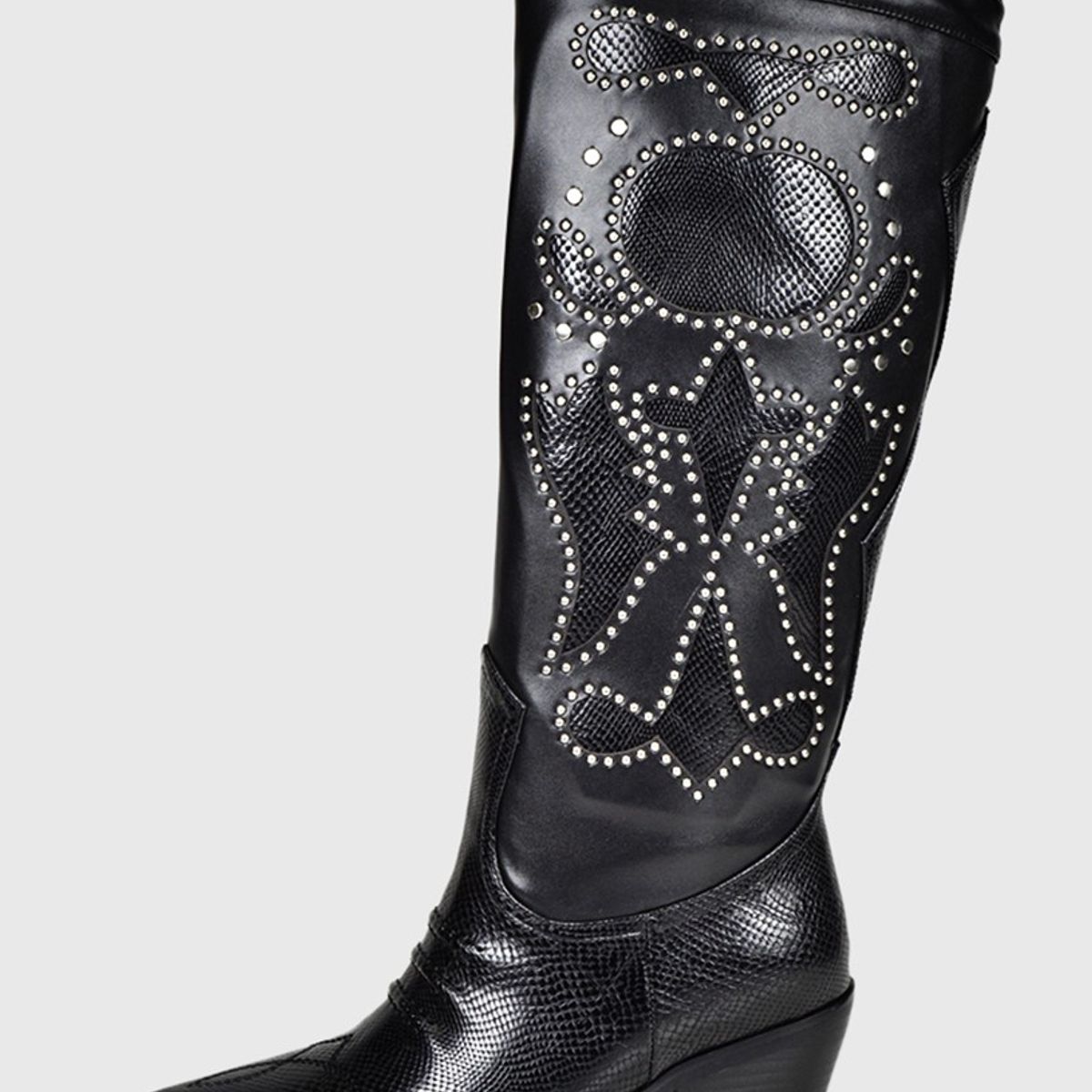 EDA MANZINI - Bota Nabila Negro tachas EDA MANZINI