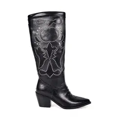 EDA MANZINI - Bota Nabila Negro tachas EDA MANZINI.