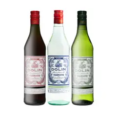 Dolin - Pack 3 Vermouth Francés De Chambery