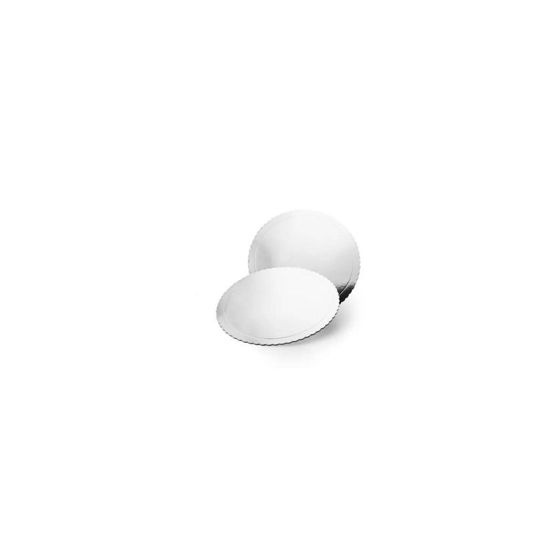 GENERICO - Set 6 Bandeja Base Redonda Torta Pastel Cartón 32 Cm Dorada