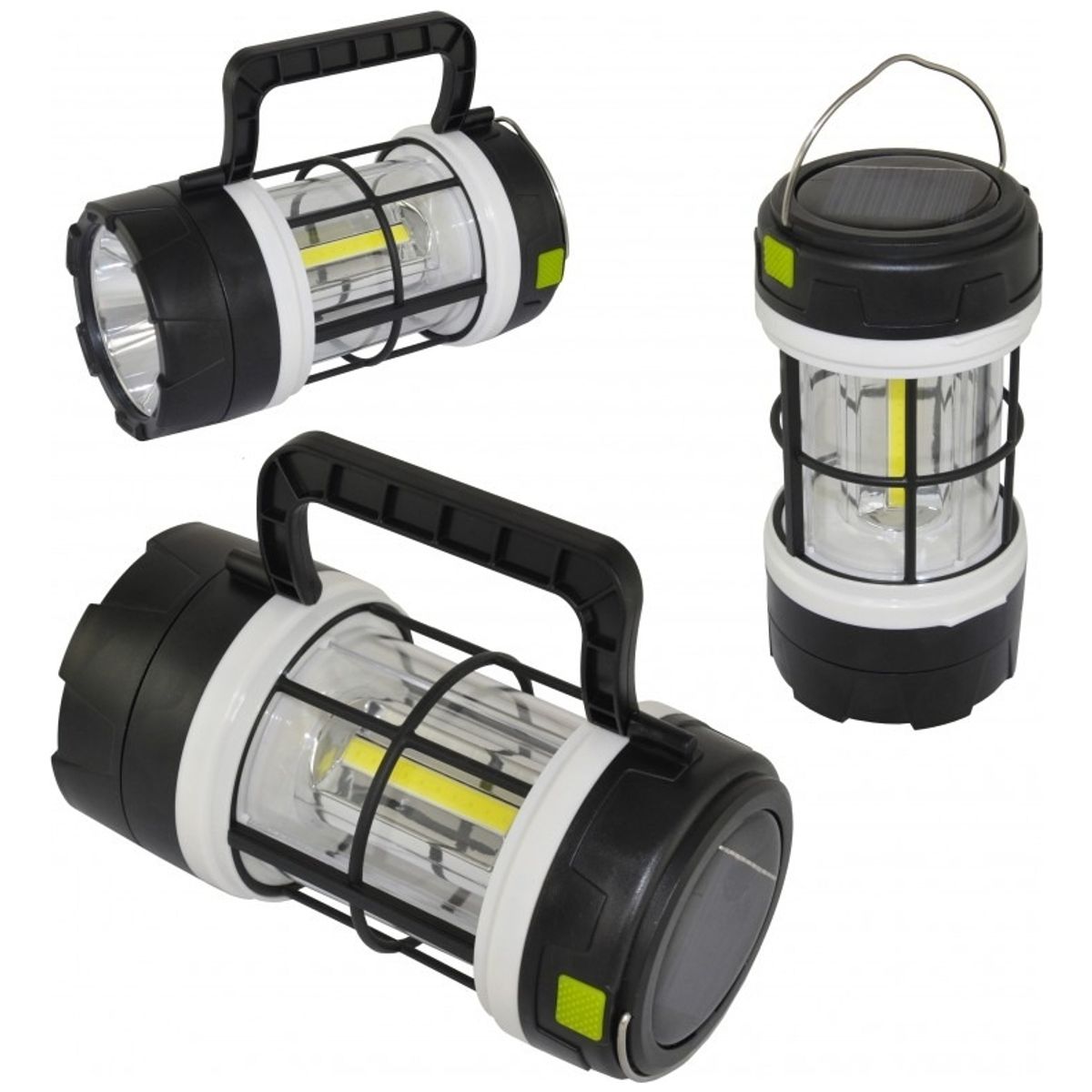 GENERICO - Linterna Solar Led Para Acampar 5 Modos