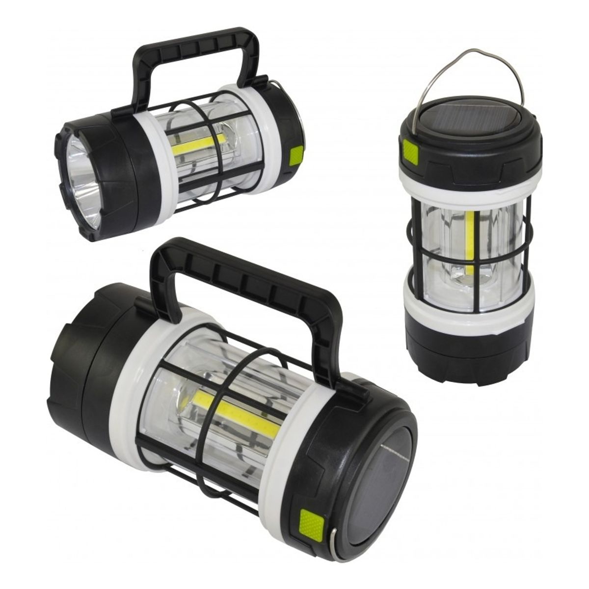 GENERICO - Linterna Solar Led Para Acampar 5 Modos